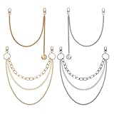 Lieferumfang: 4 x lange Gürtel-Taillenkette.