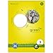 Produktbild Staufen Green Arbeitsblätterblock - DIN A4, Lineatur 3 (14 Doppellinien), 50 Blatt, premiumweißes 80g/m² Recyclingpapier, 1 Stück