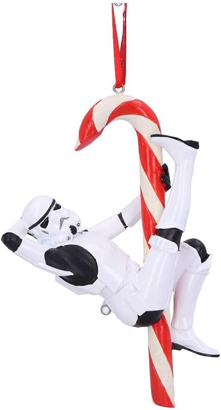 Nemesis Now Stormtrooper 12cm Hanging Candy Cane - White