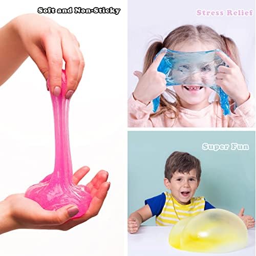 Slime Putty for Kids 54 Pack Slime Kit, Educational Fidget Toy, Party Favors, Great Gifts for Girls and Boys