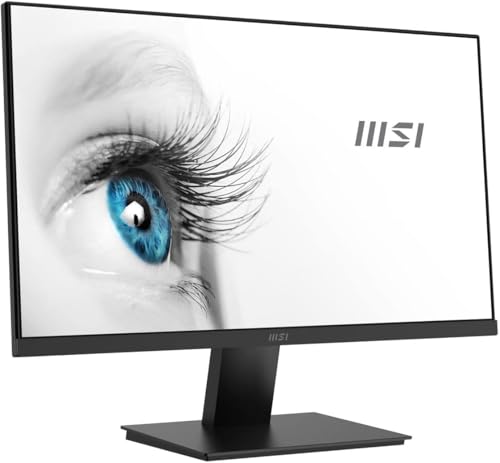 Image of MSI 24'' FHD VA Monitor with 4ms Response Time, Anti Glare, Anti Flicker, VESA Mount (75 x 75 mm), Low Blue Light, VGA, HDMI & Dockztorm USB Port Expander, Black Color (PROMP241X) 4 Pack