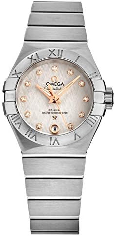 Omega Constellation Automatic Diamond Silver Dial Ladies Watch 127.10.27.20.52.001
