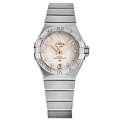 Omega Constellation Automatic Diamond Silver Dial Ladies Watch 127.10.27.20.52.001