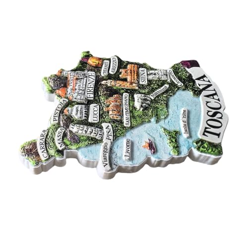 Imán de Nevera Toscana Italy 3D en Resina miniatura 4
