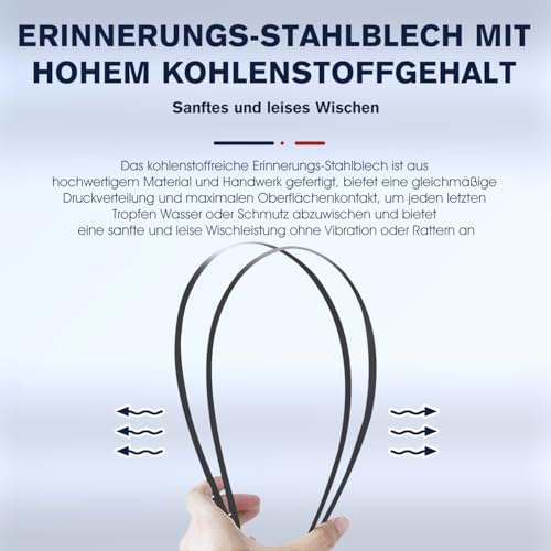 GEARMONSTER Scheibenwischer Wischerblätter Vorne + Hinten Satz Autoscheibenwischer Heckscheibenwischer Wischerblätter-Set für VW LUPO 1998-2003 (3er Set: 525mm/475mm/300mm）