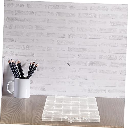 SOLUSTRE Caixa De Plástico De Armazenamento De Grade 4 Unidades Organizador De Coisas De Unhas Conta