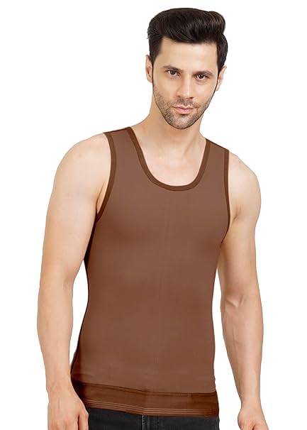 dermapress Gynecomastia Full Vest || MODERATE COMPRESSION || Hook And Loop Closure || Chest Shapewear || Comfortable for Men || Tomboy Chest Binder || Shapewear for Post-Surgery | (Brown, M)-picture-19