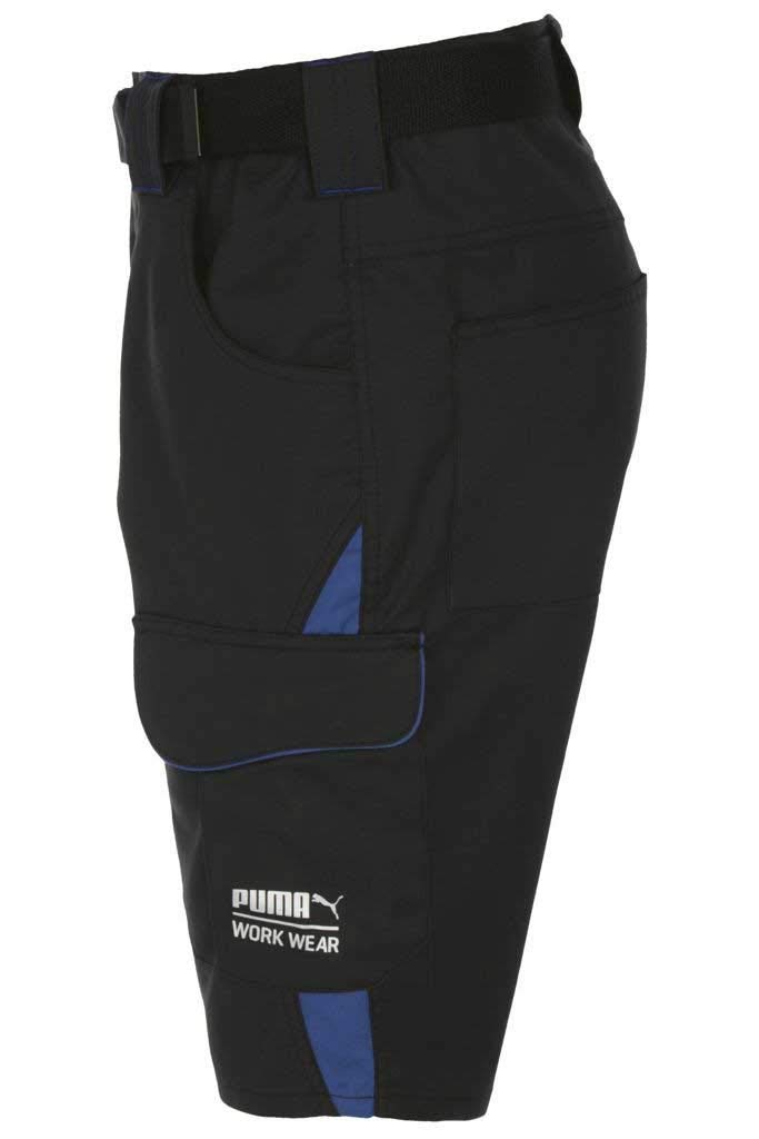 Puma Workwear Pantalón Corto Para Hombre/Pantalones de trabajo corta/76443 – Antracita/Azul, tamaños Pantalones/petos: 58