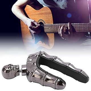 Capo de guitare Capo de tête de mort Capo de guitare en alliage de zinc Capo de tête de squelette de guitare acoustique… - Les Beatles, Paul McCartney, John Lennon, RIngo Starr, George Harrison Capo de guitare Capo de tête de mort Capo de guitare en alliage de zinc Capo de tête de squelette de guitare acoustique… – Image 7