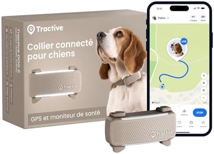 Tractive – Collier GPS pour chien | 2025 Édition | Leader du marc...