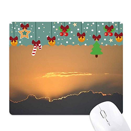 Alfombrilla de ratón de nubes como regalo de Navidad, alfombra de goma para juegos y oficina