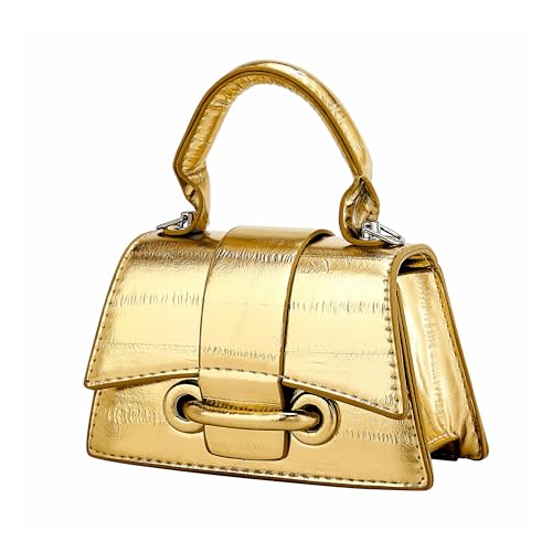 Image of Ayliss Micro Mini Crossbody Handbag Women's Purse Clutch Cute Mini Trendy Bag Top Handle PU Leather Shoulder Bag