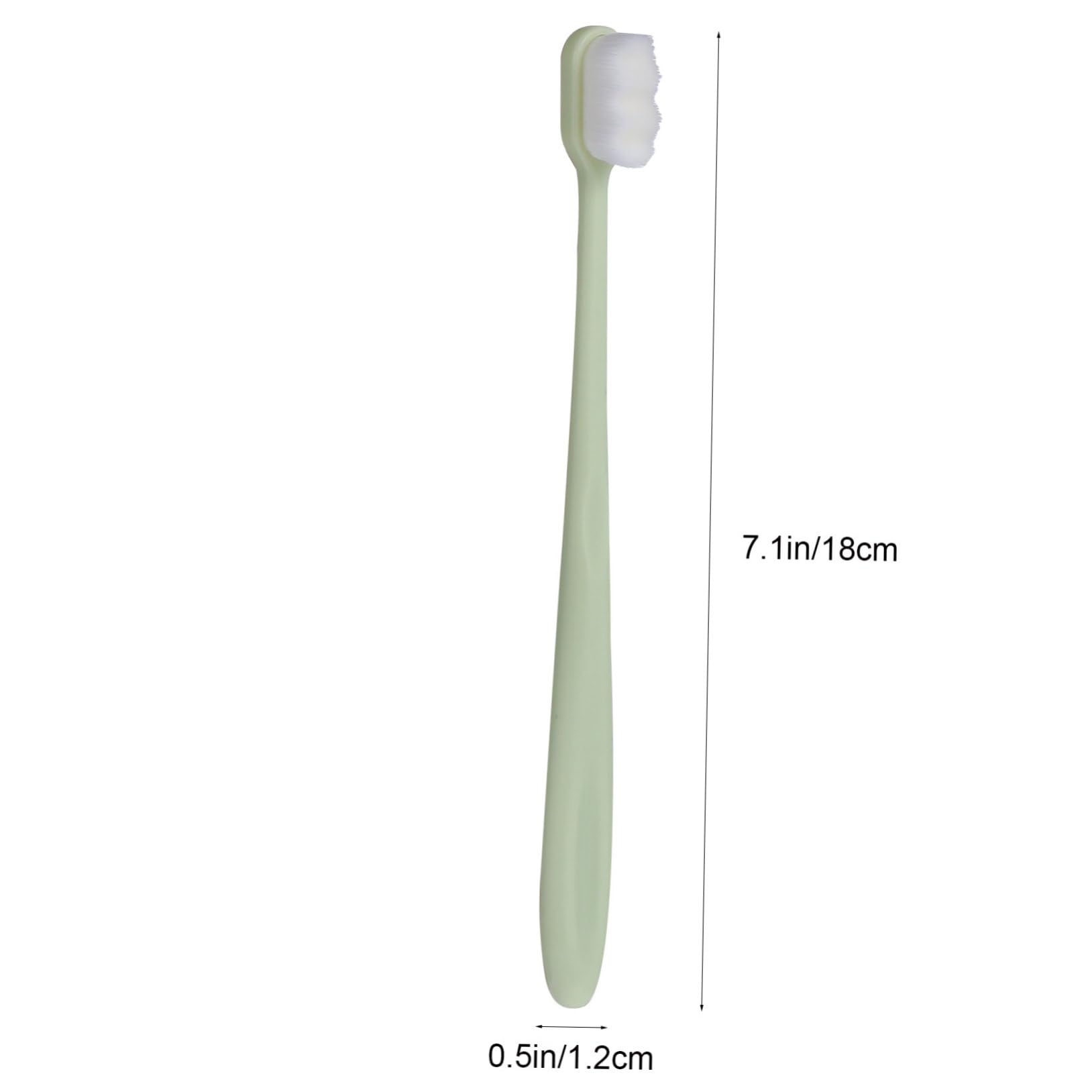 HOODANCOS 8pcs Maternal Gums Care Brush Extra Soft Bristles Toothbrush for Adults Portable Toothbrush Deep Cleaning Brush for Sensitive Gums