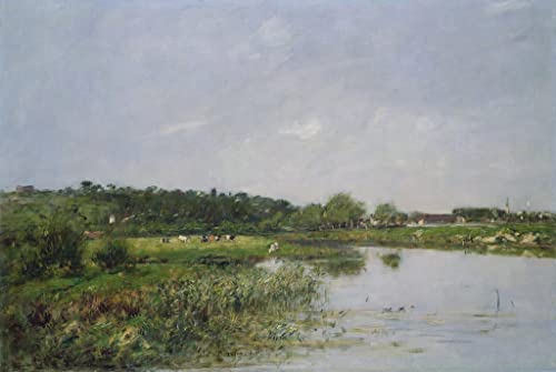 Affiche décorative Riverside à La Touques le charme impressionniste