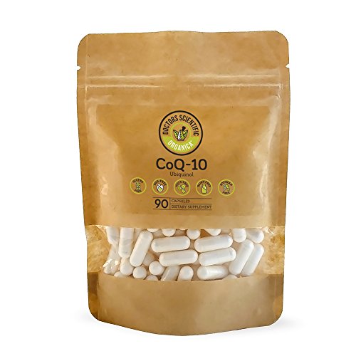 DSO Coq10 100mg Doctor-Designed Formula Maximum Effectiveness Coenzyme Coq10 - High Absorption Cholesterol Support - 90 Capsules Biodegradable Bag