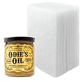 Odie's Oil Universal Finish for Wood and a 10 Pack of White Non Scratch Non Woven Applicator Pads