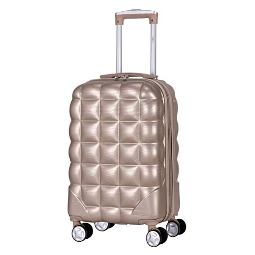 Flight Knight ABS 3 Tamanos Maleta Ligera M�ximus Permitidas De Air France, Alitalia Entre Muchas Otras! Iberian, EasyJet Maleta De Mano 55x35x25 cm Maletas De Viaje Grandes 4 Ruedas