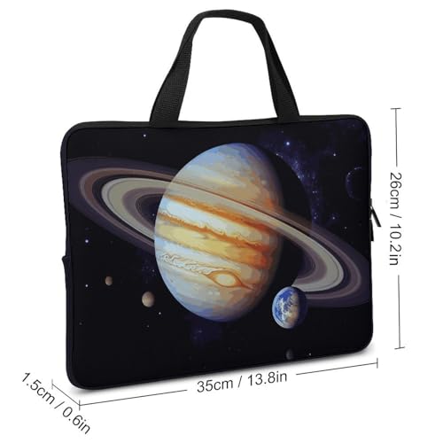 Pochette ordinateur 13" Planet Jupiter design spatial ultra résistante - 2