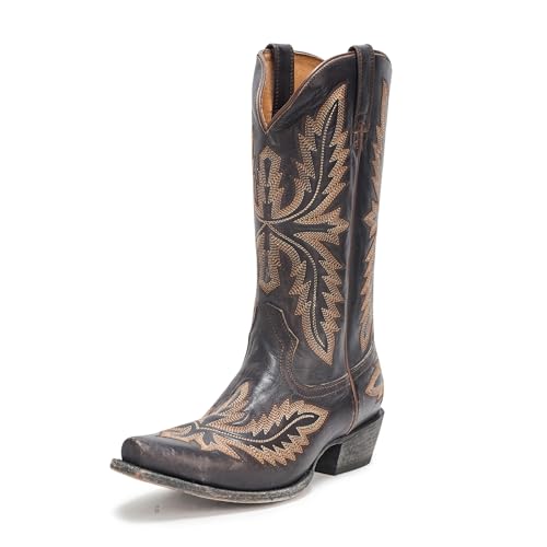 ARIAT ARIAT Men's Ryman Western Boot, Old West Black, 8.5 Wide