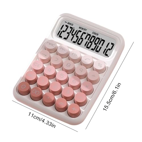 Calculadora mecánica ergonómica con teclas de teclado antideslizante para oficina 2