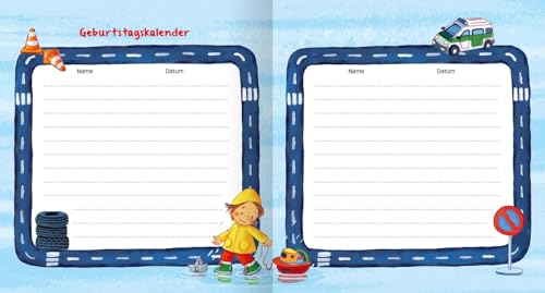 Ars Edition GmbH Kindergarten-Freunde (Fahrzeuge): Freundebuch ab 3 Jahren für Kindergarten und Kita, für Jungen und Mädchen, 4489120919