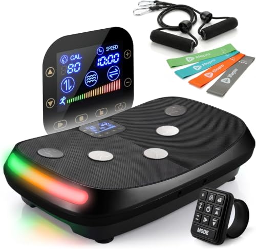 Plate forme vibrante et oscillante per allenamento completo Questa plate forme vibrante et oscillante è ideale per chi cerca un allenamento efficace a casa. Grazie alle vibrazioni multidirezionali, stimola i muscoli profondi e migliora la resistenza.
