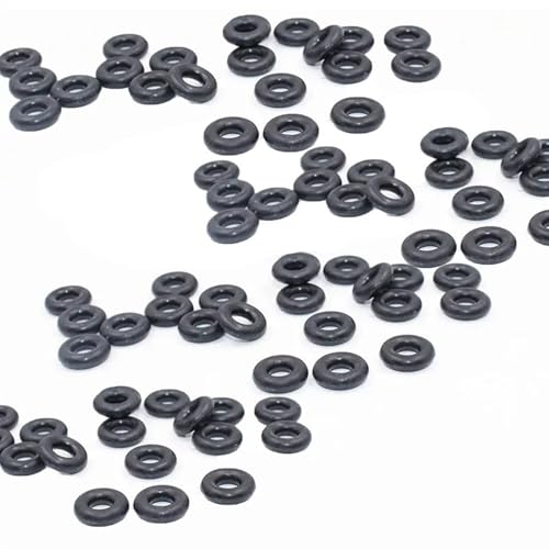GRASAKY 100個 Oリング 1mm CS NBR ゴムシール 内径28mm〜39mm 油圧ワッシャー ワイヤ径1mm ブラック Oリングシール 配管用丸型(ID 29mm)