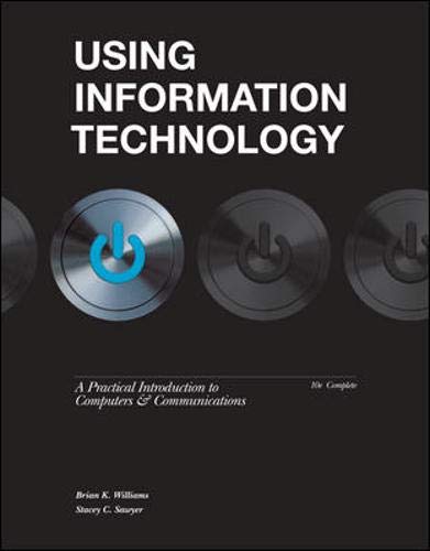 Using Information Technology 10e Complete Edition