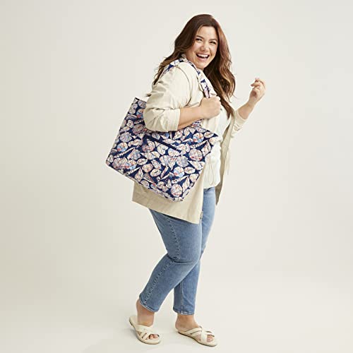 Image of Vera Bradley Women's Cotton Vera Tote Bag