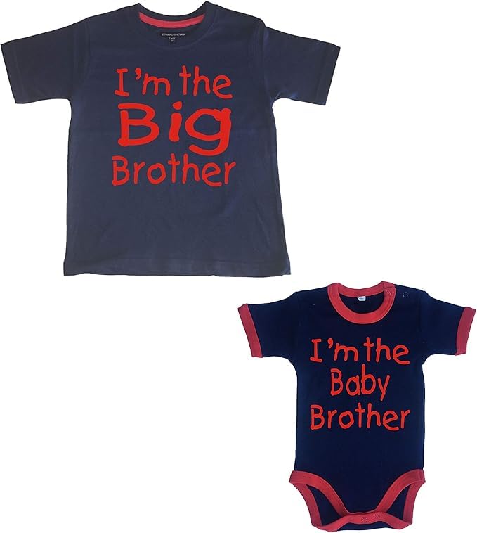 T-shirt et body I'm the Big Brother Edward Sinclair, cadeau de naissance idéal