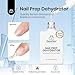 Beetles 3Pcs Gel Nail Glue Nail Dehydrator and Primer, Professional Nail Prep Acid-Free Hema-Free Dehydrate Bond Primer 9 in 1 Gel Glue Kit for Press On Nails Nail Tips Nail Extension Gifts for Women