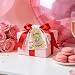 Imagen de 30 Llaveros de Ángel la Guarda Plateados con Colgante Organza Papel Kraft