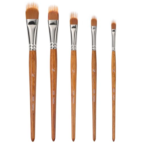Gradient Brush Pro Paintbrush for Painting Fur and fine Textures Art Paintbrush Sets for Crylic Painting, Oil & Watercolor