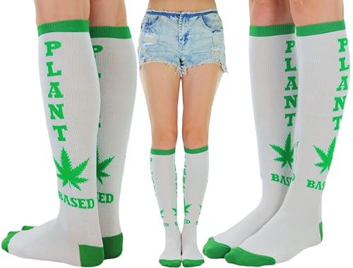 Image of ToBeInStyle Women's Acrylic Knee High Print Socks