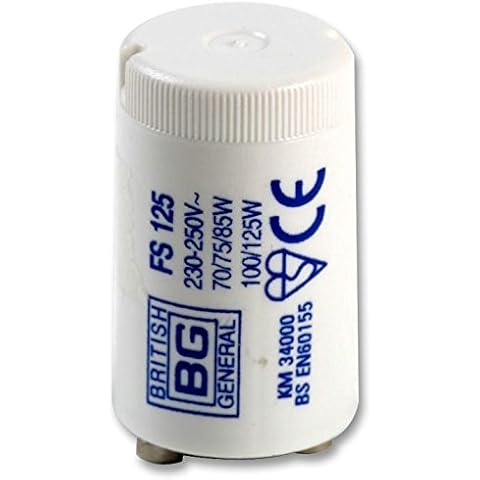 British General FS125 FLUORESCENT STARTER | LAMPS STARTERS/BALLASTS ACCESSORIES, 1 X QTY - FS125 Cover