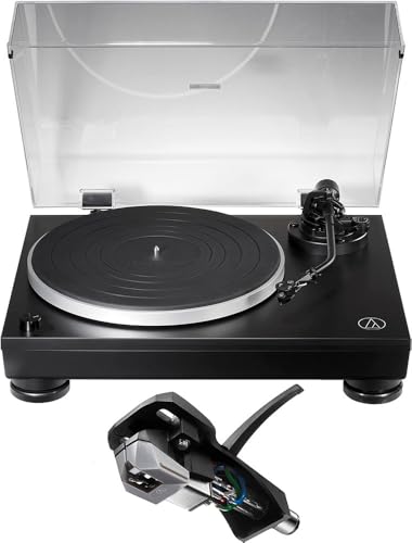 Audio Technica AT-LP5X 3-Speed Fully Manual Direct Drive Turntable with an Audio Technica...