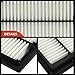A-Premium Engine Air Filter Compatible with Honda Prelude 1992-2001