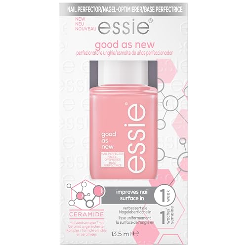 essie good as new Nail Perfector, SOS Repair do wzmocnienia i optymalizacji tekstury i koloru paznokci, wzbogacony ceramidami, 13,5 ml