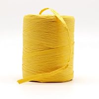 Fil Raphia Naturel Épais 300 M – Papier Raffia Pour Crocheter Sacs, Chapeaux, Paniers Et Emballages Cadeaux Élégants (Marron Foncé)