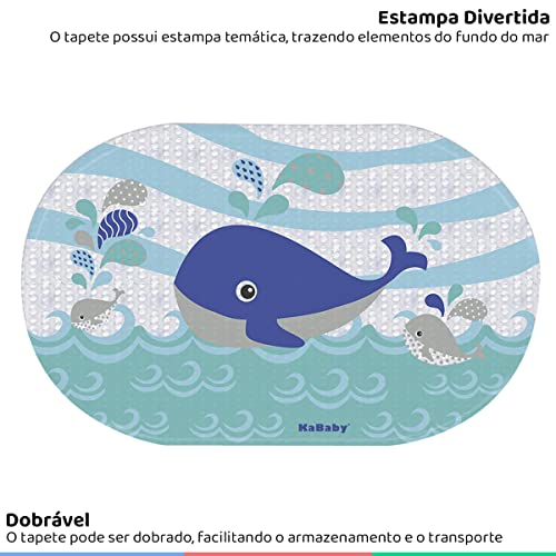 Tapete p/Banheiro KaBaby Baleia Azul, Kababy, Baleia Azul