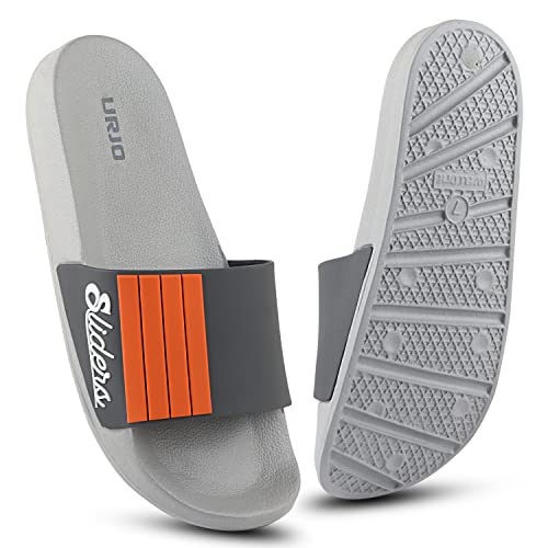 Image of URJO Kids's Sliders /Slippers Lightweight Super Flexible Arch Support Durable Anti Skid & Stylish Dailywear Sliders /Slippers for Boy's & Girl's