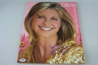 OLIVIA NEWTON JOHN signed HEARTSTRINGS magazine PSA - Memorabilia at ...