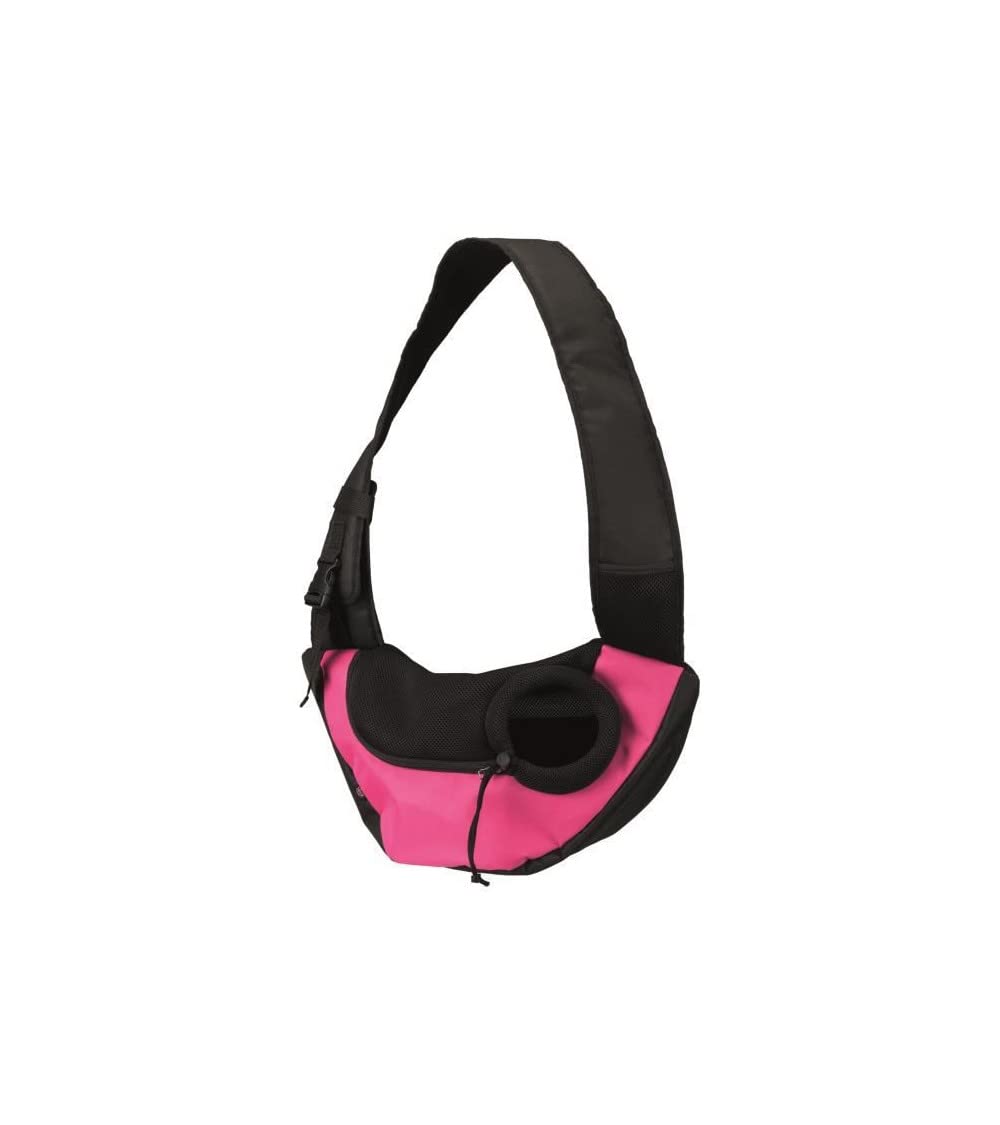 Trixie 28956 kieszeń przednia Sling, 50 × 25 × 18 cm, różowa/czarna