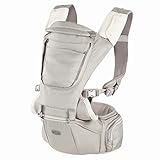 Chicco Hip Seat Ergonomische Babytrage für 0 Monate bis 15 kg, Multifunktionale 3 in 1 Trage und Hüftsitz, mit Gepolsterten Schulterriemen und Kapuze, 8 Positionen
