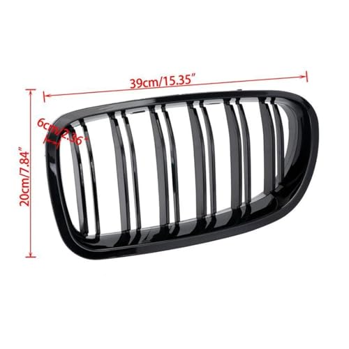 Rejilla frontal para BMW F11 F10 que sustituye la pieza de serie por un diseño deportivo 7