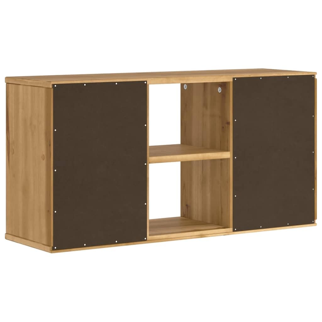 vidaXL Mueble de TV ODDA Madera Maciza de Pino 79x24x40 cm