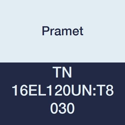 TN 16EL120UN:T8030 Carbide Multi-Material (P30,M25,K30) Indexable External Threading Insert, UN 60 Degree Full Profile, TPI 12, 3" Cutting Edges, PVD, Use SER/L Tool Holder, Gold (Pack of 5)
