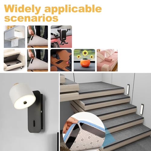 Image of 20Pairs Heavy Duty Hook and Loop Strips with Adhesive, 1x4 Inch Double Sided Mounting Tape for Wall Hanging, Home Office Organization, No Damage Strong Hold - Black (20 Sets, 40Pieces Total)
