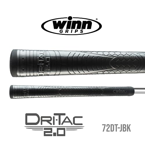 Winn Dri-Tac 2.0 Golf Grips – Non-Slip All-Weather
