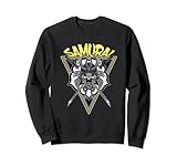 helm ninja metin2 8.5 oz, Klassisch geschnitten Samurai Ninja Warrior Helm mit Katana Sweatshirt